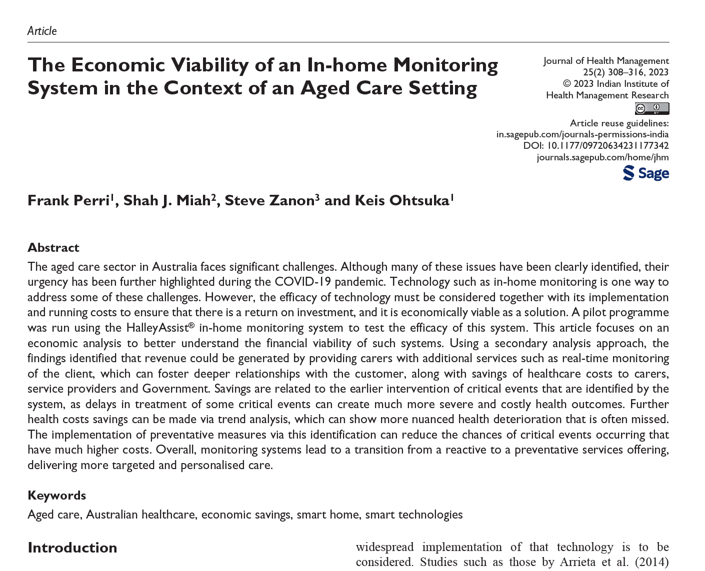 Health Economics front image
